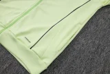 2025-26 Mens Real Madrid  Light green Jacket Tracksuit  #A25113