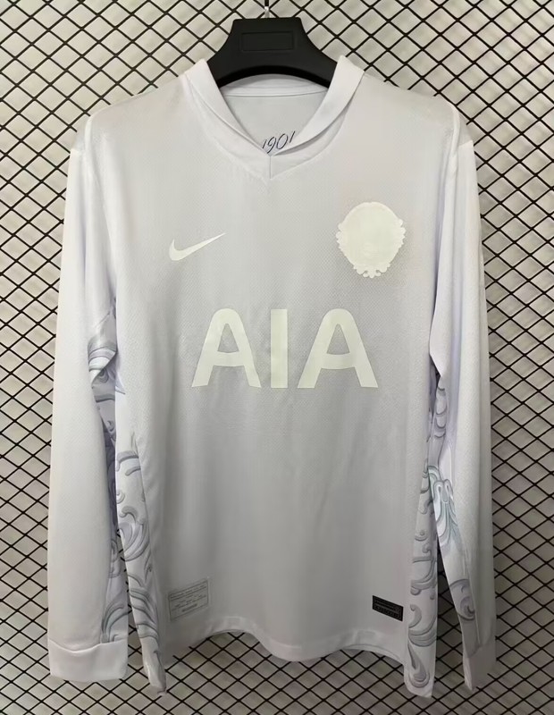 2025-26 Mens Tottenham Hotspur 125th anniversary  Long Sleeve soccer Jersey
