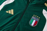 2025-26 Mens Italy green Hoodie windbreaker