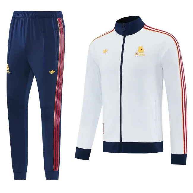 2025-26 Mens Roma white Jacket Tracksuit