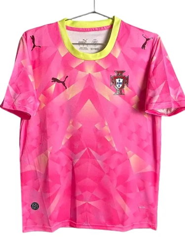 2026-27 Mens Portugal Pink Special Edition Fans Soccer Jersey