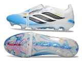 adidas 26 Predator Elite Tongue FG white/blue Soccer Shoes