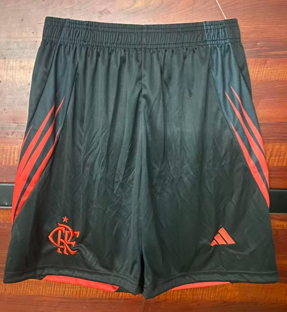 2025-26 Mens Flamengo away black Shorts Pants