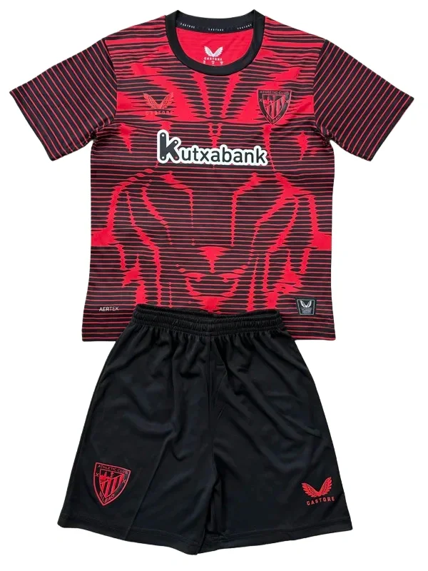 2025-26 Kids Athletic Bilbao Fourth away Soccer Jersey