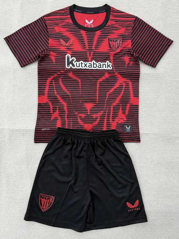 2025-26 Kids Athletic Bilbao Fourth away Soccer Jersey