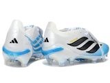 adidas 26 Predator Elite Tongue FG white/blue Soccer Shoes