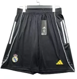 2025-26 Mens Real Madrid black Shorts Pants