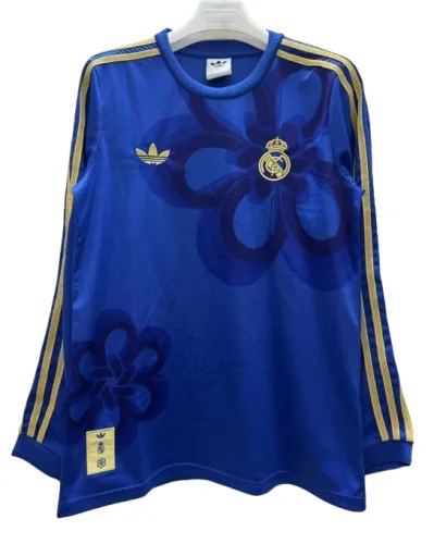 2025-26 Mens  Real Madrid Cultural Story Chinese Lucky Knot  Long Sleeve soccer Jersey