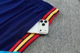 2026-27 Spain Royal blue vest training Short suit