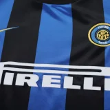 1999-2000 Kids Inter Milan Home  Retro Soccer Jersey