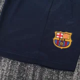 2004-2005  Barcelona Away Kids Retro Soccer Jersey