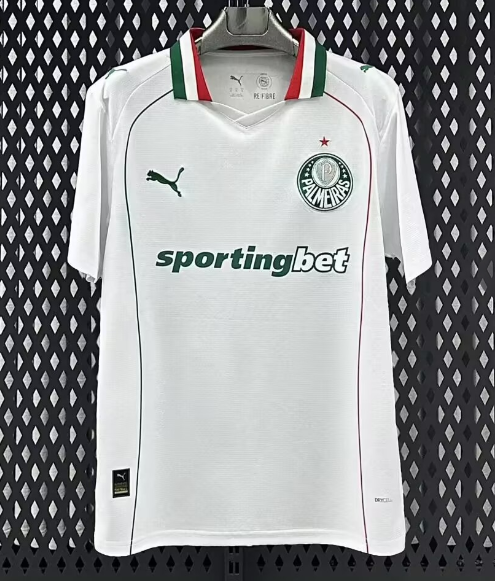 2026-27 Mens  Palmeiras away white Soccer Jersey