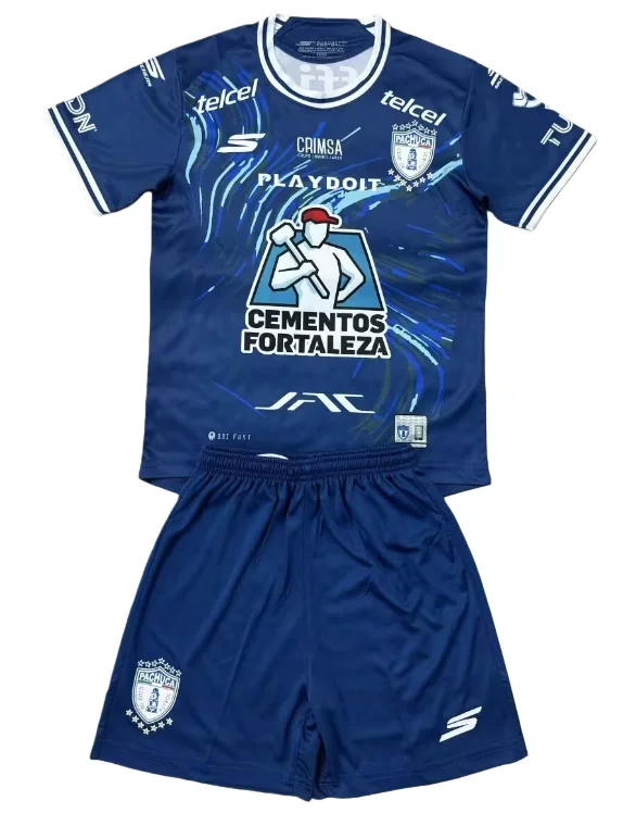2025-26 Kids Pachuca away Soccer Jersey