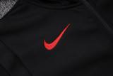 2025-26 Mens PSG black Hoodie Jacket Tracksuit  F628#