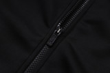 2025-26 Mens PSG black Hoodie Jacket Tracksuit  F628#
