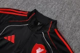 2025-26 Mens LIV Black  Half Pull Tracksuit B25141#
