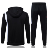 2025-26 Mens PSG black Hoodie Jacket Tracksuit  F628#