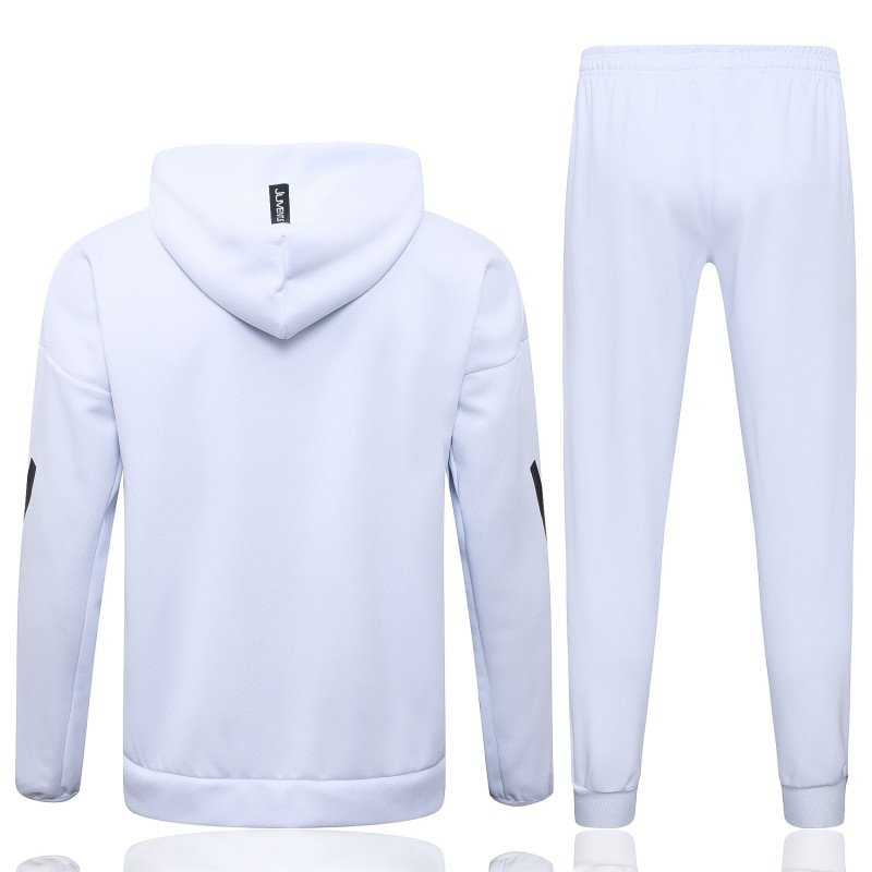 2025-26 Mens Juventus white Hoodie Tracksuit F629#