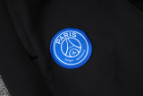 2025-26 Mens PSG black Hoodie Jacket Tracksuit  F628#