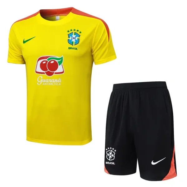 2025-26 Brazil Yellow Training Short Suit   #D25254