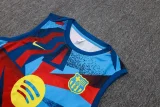 2025-26 Mens Barcelona Light blue vest Training Short Suit #D25247