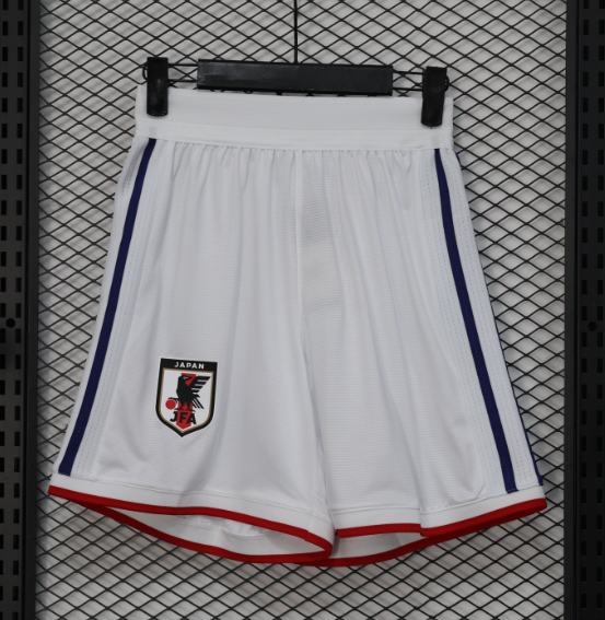 2025-26 Mens Japan white home player Shorts Pants