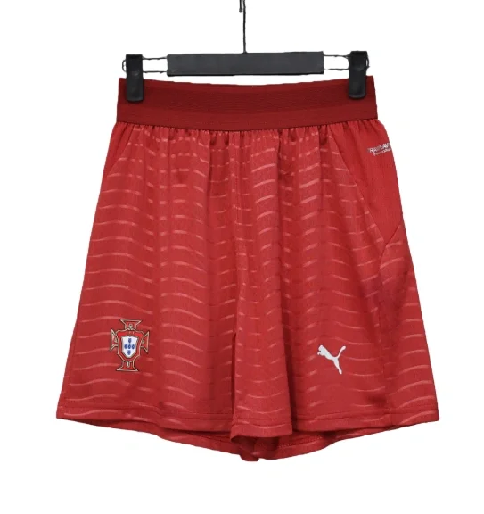 2025-26 Mens Portugal home red player  Shorts Pants