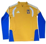 2025-26  Mens Tigres UANL  yellow Half Pull Sportswear Top