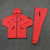 2025-26 Mens LIV Orange Hoodie Jacket Tracksuit