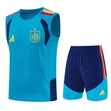 2026-27 Mens Spain lake blue vest training Short suit