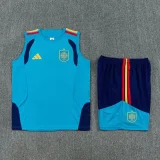 2026-27 Mens Spain lake blue vest training Short suit