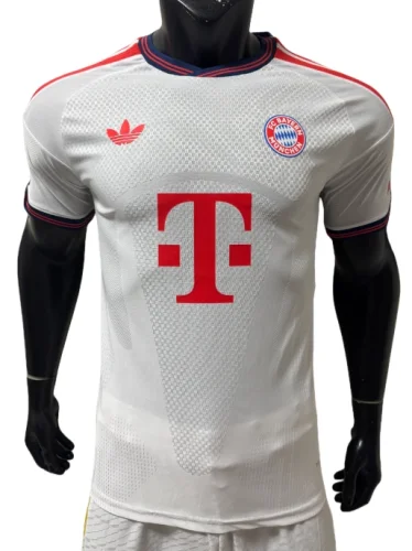 2026-27  Mens Bayern Munich white Player Version Soccer Jersey