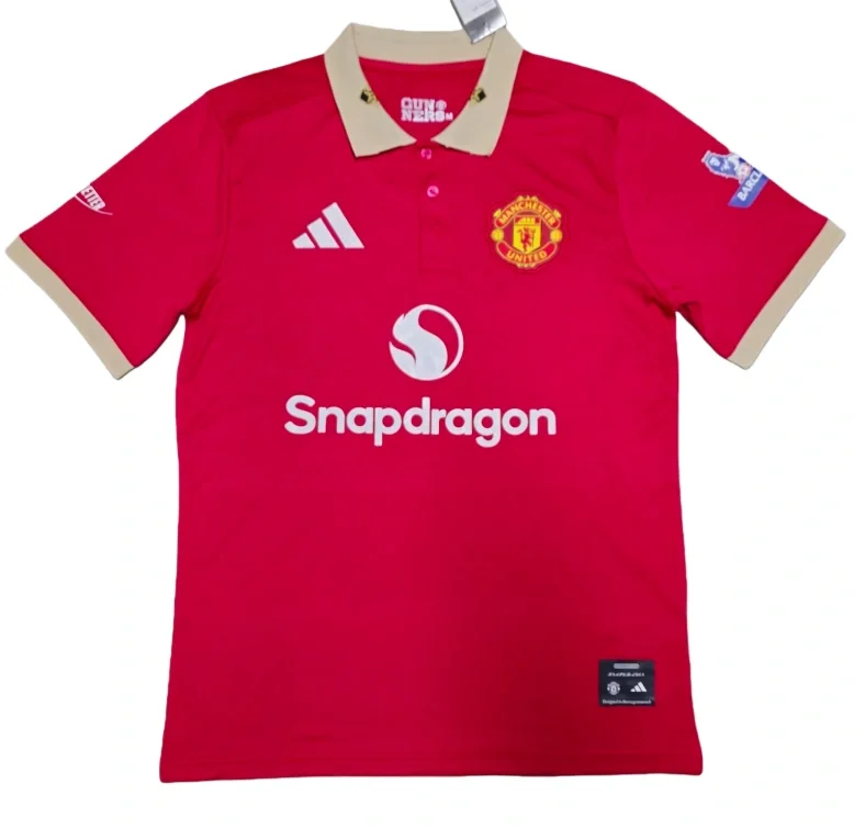 2026-27 Mens Manchester United red polo Soccer Jersey