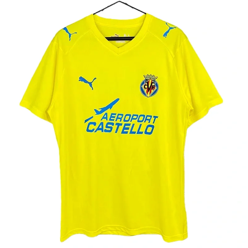 2008-2009 Villarreal Home Retro Soccer Jersey