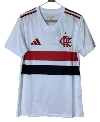 2026-27 Mens Flamengo away white soccer Jersey