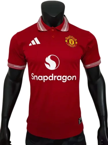 2026-27 Mens Manchester United red polo Player version Soccer Jersey