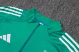 2025-26 Kids LIV Green  Half Pull Tracksuit   #E25211