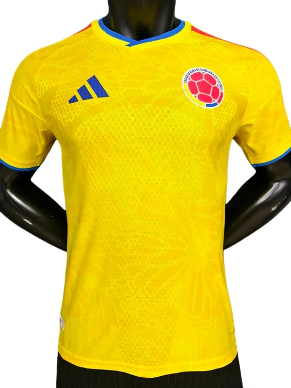 2026-27  Mens Colombia home Player yellow soccer jersey