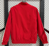 2025-26 Mens Sevilla white  Red Double Sided Windbreaker