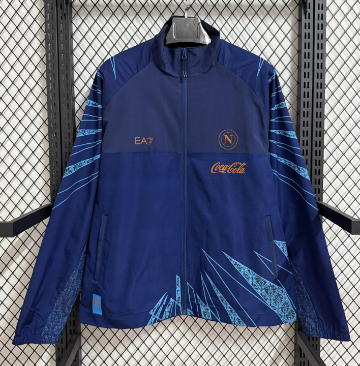 2025-2026 Mens Napoli Dark Blue Windbreaker