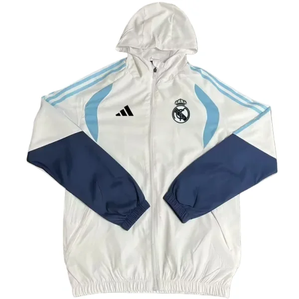 2026-27 Mens  Real Madrid White Windbreaker