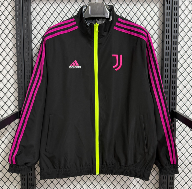 2025-26 Mens Juventus grey black Double Sided Windbreaker