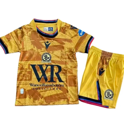 2025-26  Kids  Blackburn Third away Soccer Jersey