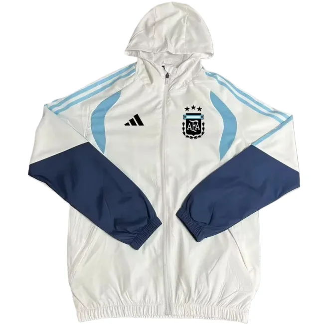2026-27 Argentina White Windbreaker