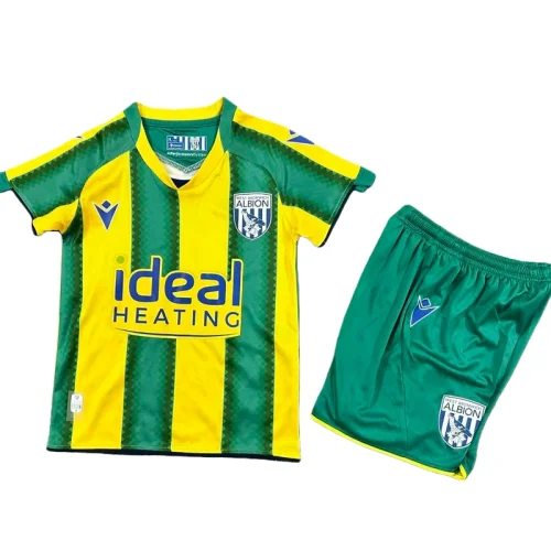 2025-26 Kids West Bromwich Away  Soccer Jersey