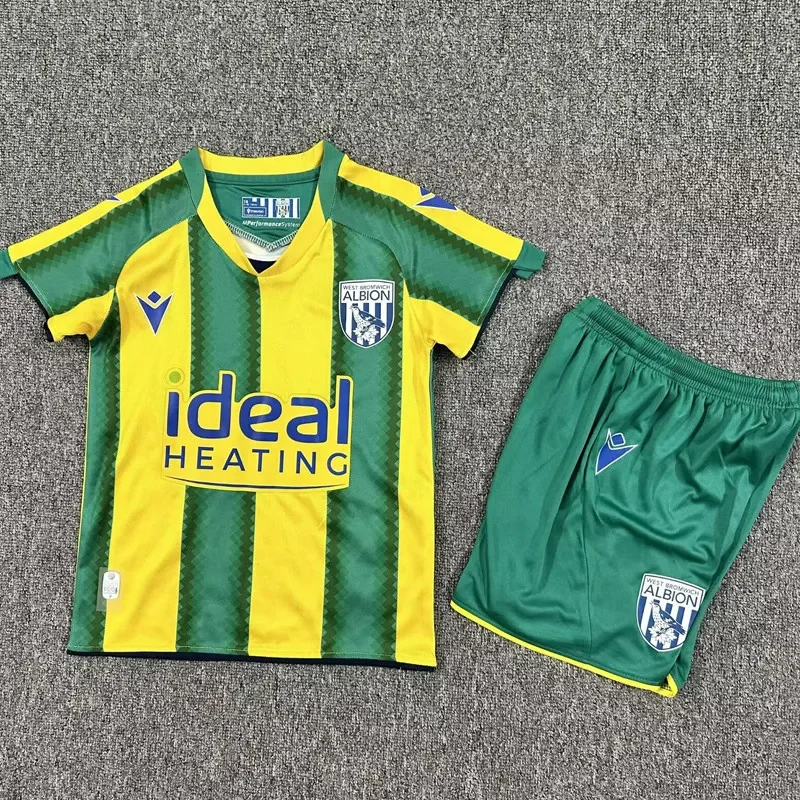 2025-26 Kids West Bromwich Away  Soccer Jersey