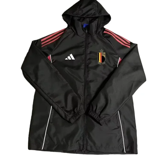 2026-27 Belgium Black Windbreaker