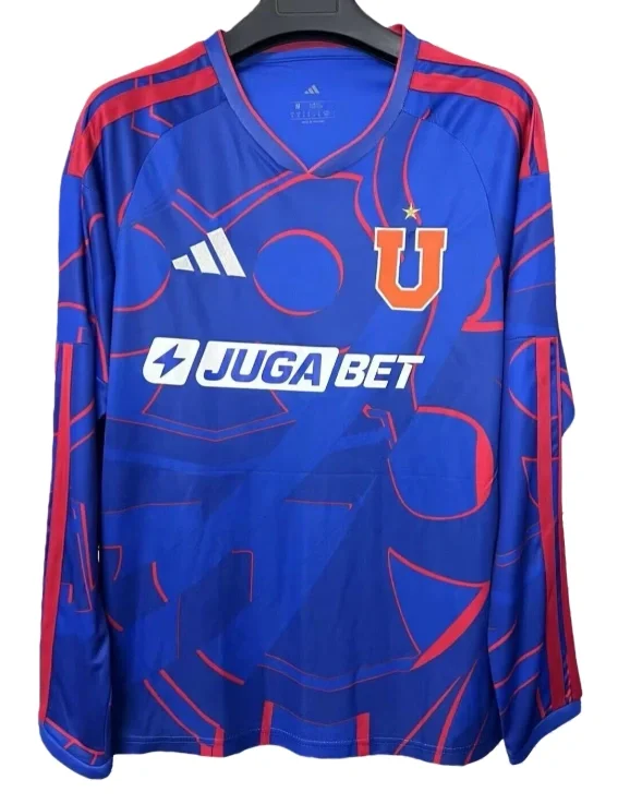 2026-27 Mens Universidad De Chile  Long Sleeve home  Soccer Jersey