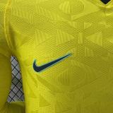 2026-27 Mens Brazil home yellow long sleeves Player version soccer jersey