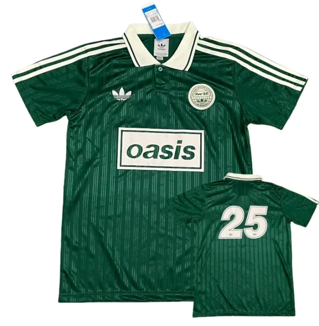 2025-26 Ad Oasis Joint Edition #25 Green Polo soccer jersey
